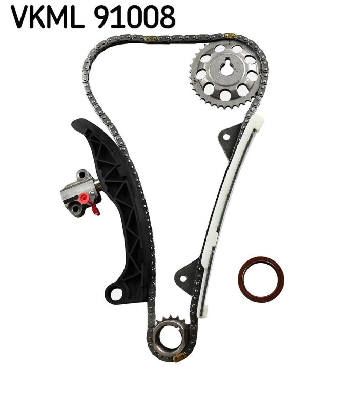 Jeu de distribution à chaînes (Kit chaîne de distribution) SKF ref. VKML 91008